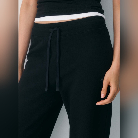 Aritzia Cozy Fleece Perfect Banded Wide Sweatpant Small NWT - Picture 4 of 10